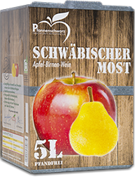 Der Schwäbische Most (Apfel-Birnen-Wein) von Pfannenschwarz Fruchtsaft Manufaktur in Waldenbuch bei Böblingen