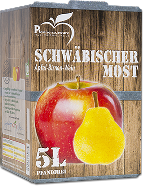 Der Schwäbische Most (Apfel-Birnen-Wein) von Pfannenschwarz Fruchtsaft Manufaktur in Waldenbuch bei Böblingen